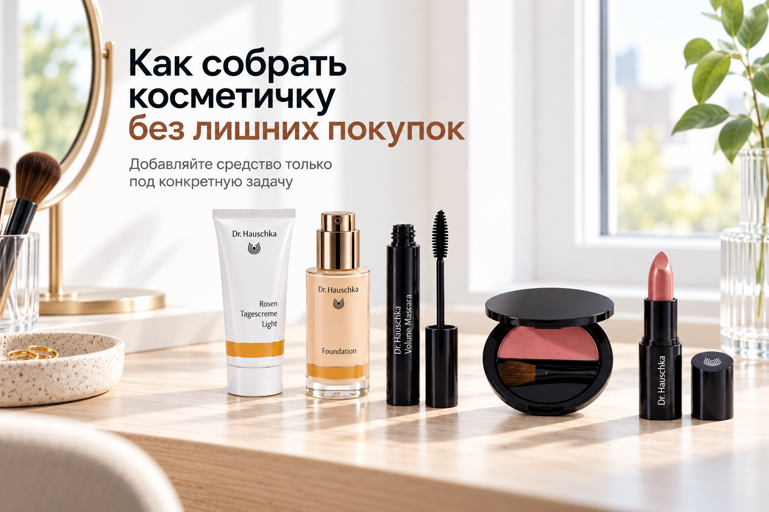 Как собрать косметичку без лишних покупок
