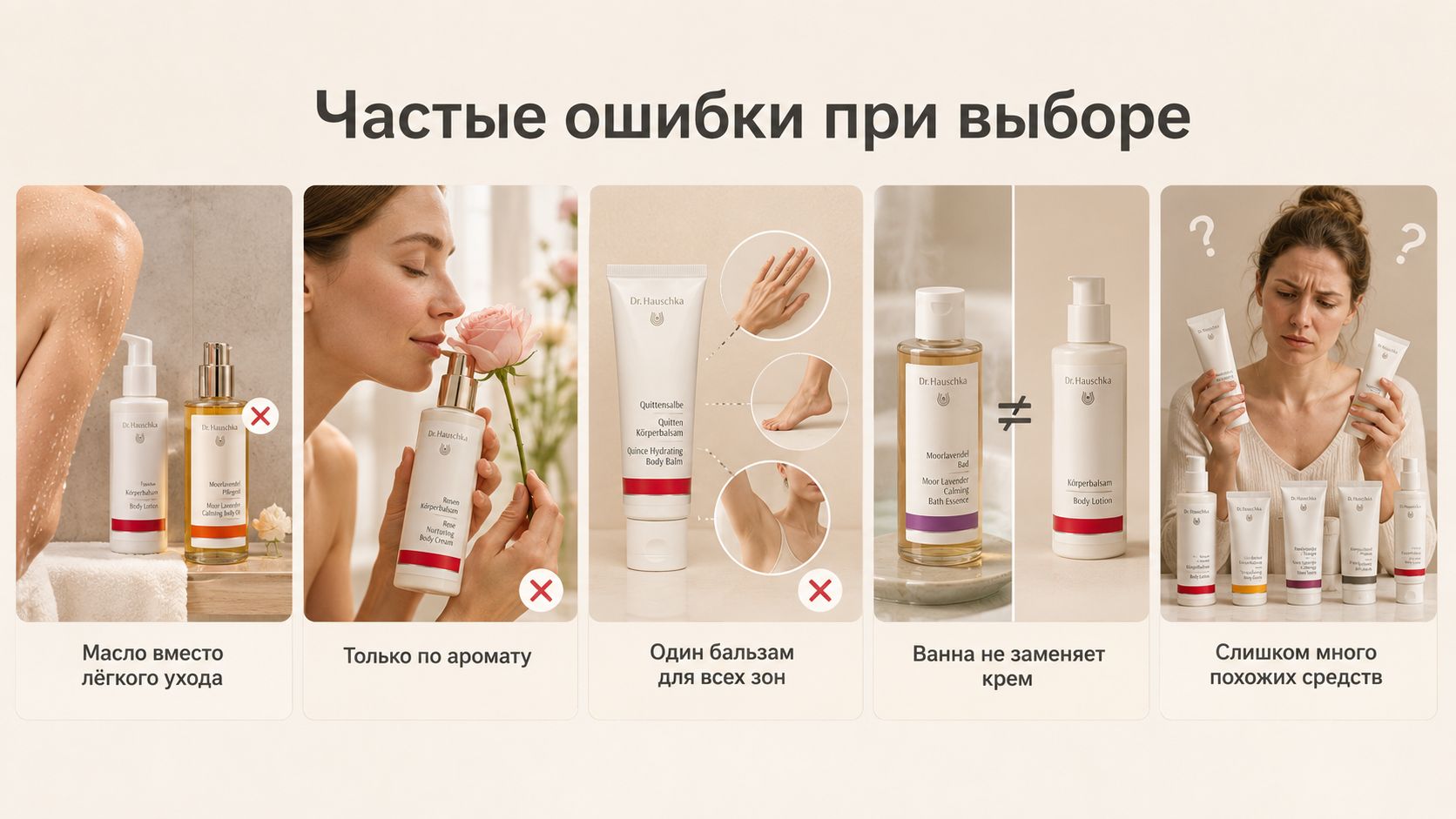Частые ошибки при выборе Частые ошибки при выборе