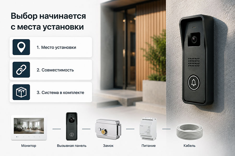 С чего начать выбор вызывной панели