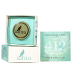 Бальзам для губ увлажняющий №412 Sativa, 8г, Варианты: Бальзам для губ увлажняющий №412