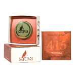 Блеск-бальзам для губ терракотовый №415 с пламп-эффектом Sativa, 8г, Варианты: Блеск-бальзам для губ терракотовый №415