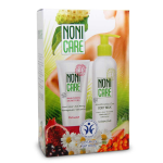 Косметический набор для тела - Увлажняющий крем 200 мл + Гель для душа гранат 200 мл NONICARE