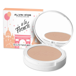 ALVIN D’OR Пудра компактная фиксирующая ECLAT NATUREL A LA FRENCH, 01 Tea rose, Цвет: tea rose