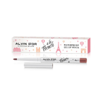 ALVIN D’OR Водостойкий гелевый карандаш для губ WATERPROOF GEL LIP PENCIL A LA FRENCH, 01 Cordovan (бордовый), Цвет: cordovan (бордовый)