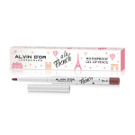 ALVIN D’OR Водостойкий гелевый карандаш для губ WATERPROOF GEL LIP PENCIL A LA FRENCH, 02 тон wine (винный), Цвет: wine (винный)