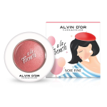 ALVIN D’OR Запечённые румяна для лица Soie Fine A LA FRENCH, 01 New York Pink, Цвет: new york pink