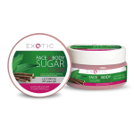 EXOTICMOOD Сахарный скраб для лица и тела Licorice, Экстракт лакрицы