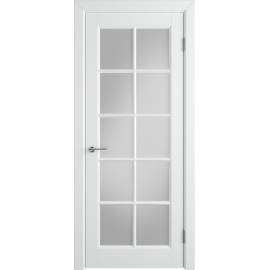 Межкомнатная дверь GLANTA WHITE CLOUD, Вид остекления: WHITE CLOUD, Цвет: белый, Размер полотна: 600х2000