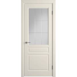 Межкомнатная дверь Stockholm CRYSTAL CLOUD, Вид остекления: CRYSTAL CLOUD, Цвет: бежевый, Размер полотна: 600х2000, Полотно: с остеклением