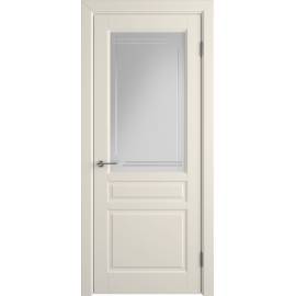 Межкомнатная дверь Stockholm CRYSTAL CLOUD L, Вид остекления: CRYSTAL CLOUD L, Цвет: бежевый, Размер полотна: 800х2000, Полотно: с остеклением