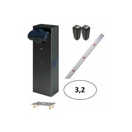 Комплект шлагбаума MOOVI30 KIT, Длина стрелы: 3200, Форма стрелы: овальная, Цвет: черный, изображение 2