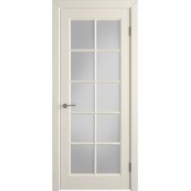 Межкомнатная дверь GLANTA WHITE CLOUD, Вид остекления: WHITE CLOUD, Цвет: бежевый, Размер полотна: 900х2000
