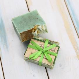 Мыло ручной работы Эвкалипт Краснополянская косметика, Варианты: Мыло ручной работы Эвкалипт, изображение 6