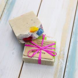 Мыло ручной работы Конфетти Краснополянская косметика, Варианты: Мыло ручной работы Конфетти, изображение 6