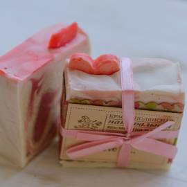 Мыло ручной работы Love is Краснополянская косметика, Варианты: Мыло ручной работы Love is, изображение 5