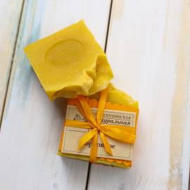 Мыло ручной работы Морковное Краснополянская косметика, Варианты: Мыло ручной работы Морковное, изображение 6