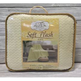 Плед SOFT PLUSH 150х200 "Акриловая Микрофибра", Варианты: 150-001-Carre-sp SOFT PLUSH 150х200 акриловая микрофибра Плед AlViTek, изображение 2