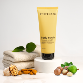 Кремовый скраб с маслом макадамии PERFECT4U, изображение 2