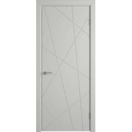 Межкомнатная дверь FLITTA, Вид остекления: без стекла, Цвет: серый, Размер полотна: 800х2000