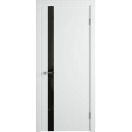 Межкомнатная дверь NIUTA ETT BLACK GLOSS, Вид остекления: BLACK GLOSS, Цвет: белый, Размер полотна: 600х2000
