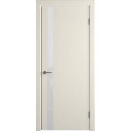 Межкомнатная дверь NIUTA ETT WHITE GLOSS, Вид остекления: WHITE GLOSS, Цвет: бежевый, Размер полотна: 700х2000