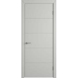 Межкомнатная дверь TRIVIA, Вид остекления: без стекла, Цвет: серый, Размер полотна: 600х2000