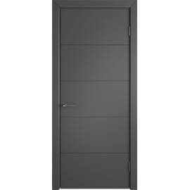 Межкомнатная дверь TRIVIA, Вид остекления: без стекла, Цвет: черный, Размер полотна: 700х2000