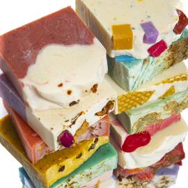 Мыло ручной работы Клубника Краснополянская косметика, Варианты: Мыло ручной работы Клубника, изображение 6