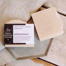 Мыло ручной работы Нейтральное Краснополянская косметика, Варианты: Мыло ручной работы Нейтральное, изображение 4