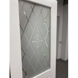 Межкомнатная дверь CHESTER WHITE ART, Вид остекления: WHITE ART, Цвет: белый, Размер полотна: 600х2000, изображение 4