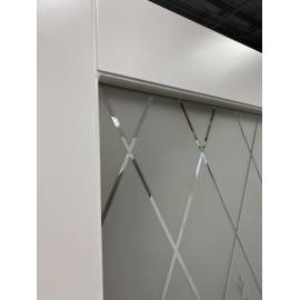 Межкомнатная дверь CHESTER WHITE ART, Вид остекления: WHITE ART, Цвет: белый, Размер полотна: 600х2000, изображение 5