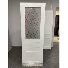 Межкомнатная дверь CHESTER WHITE ART, Вид остекления: WHITE ART, Цвет: белый, Размер полотна: 600х2000, изображение 2