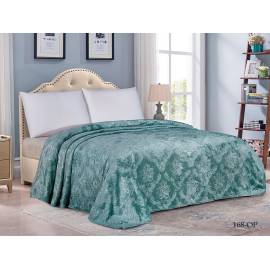 Плед Венеция 180х200 однотонный с тиснением микрофибра, Варианты: 180/168-pv Венеция 180х200 однотонный с тиснением микрофибра плед AlViTek