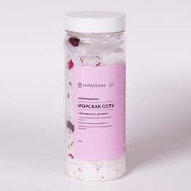 Морская парфюмированная соль с бутонами роз MiPASSiON, Варианты: Морская парфюмированная соль с бутонами роз