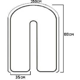 Подушка "Для беременных U-280", Варианты: ПДБ-U280-ТХ Подушка "Для беременных U-280", изображение 3