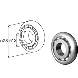 Подшипник BR28, изображение 3