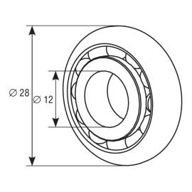 Подшипник BR28, изображение 2