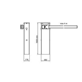 Комплект автоматического шлагбаума WIDES4KIT2, изображение 8