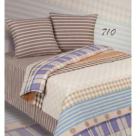 Комплект постельного белья из поплина Евро + 2 наволочки (70х70), Спальность: Евро