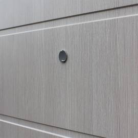 Стальная дверь «Комфорт», Вид остекления: без стекла, Цвет: медный антик, Размер блока: 880х2050, Сторона открывания: правая (петли справа), изображение 6