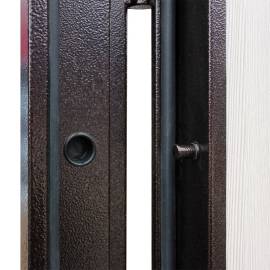 Стальная дверь «Комфорт», Вид остекления: без стекла, Цвет: медный антик, Размер блока: 880х2050, Сторона открывания: правая (петли справа), изображение 8