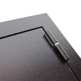 Стальная дверь «Комфорт», Вид остекления: без стекла, Цвет: медный антик, Размер блока: 880х2050, Сторона открывания: правая (петли справа), изображение 9