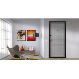 Стальная дверь «Комфорт», Вид остекления: без стекла, Цвет: медный антик, Размер блока: 880х2050, Сторона открывания: правая (петли справа), изображение 10