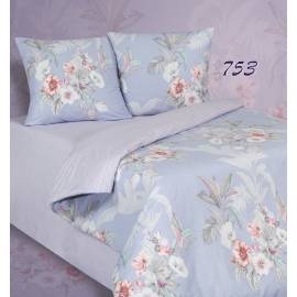 Комплект постельного белья из поплина 2 спальный + 2 наволочки (70х70), Спальность: 2-х спальный