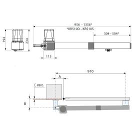 Комплект автоматики для распашных ворот KRONO 310, изображение 7