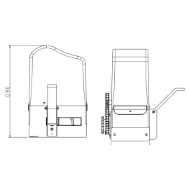 Привод секционный однофазный IV LEPUS 1600, изображение 2