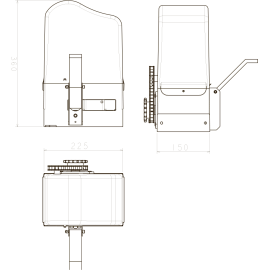 Привод секционный трехфазный LEPUS 1800, изображение 2