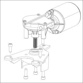 Двигатель со станиной для привода 391 серии, изображение 5