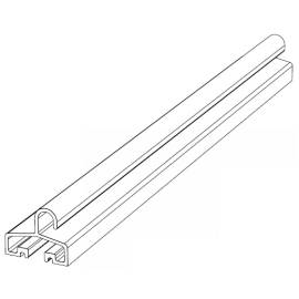 Профиль концевой DOORHAN RA77KN, Цвет: белый