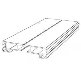 Профиль концевой RA50EM, Цвет: белый